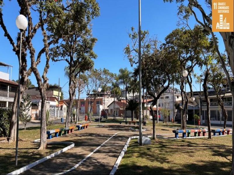 Praça do bairro Industrial é revitalizada e ganha novos equipamentos Praça do bairro Industrial é revitalizada e ganha novos equipamentos