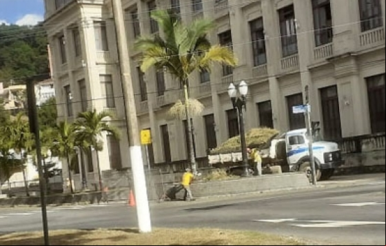 Empav faz manutenção de praças e canteiros na região central Empav faz manutenção de praças e canteiros na região central