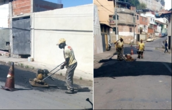 Empav realiza operação tapa-buracos em 18 bairros Empav realiza operação tapa-buracos em 18 bairros