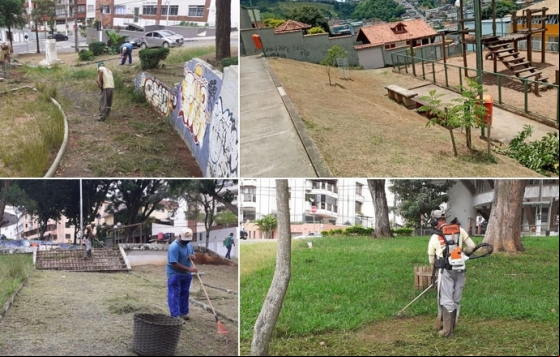 Empav participa da Operação Boniteza em praças e ruas de nove bairros Empav participa da Operação Boniteza em praças e ruas de nove bairros