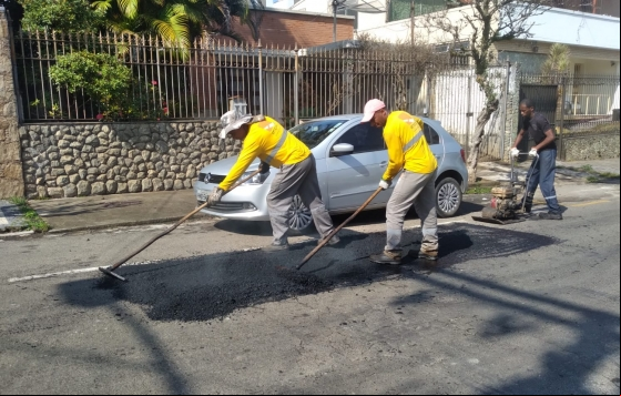 Empav realiza recomposição asfáltica no bairro Alto dos os Empav realiza recomposição asfáltica no bairro Alto dos os