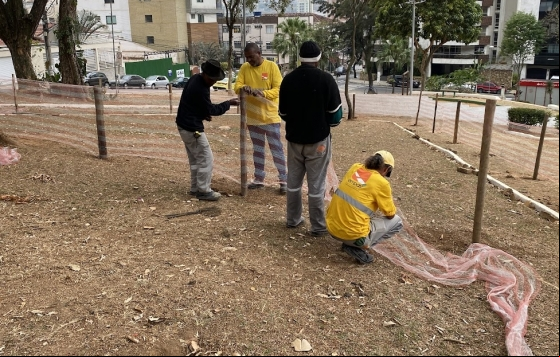 PJF dá início à instalação de parcão na Praça da Melquita PJF dá início à instalação de parcão na Praça da Melquita