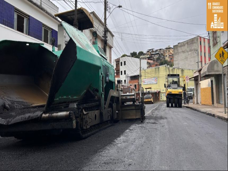 Importante via do bairro Marumbi é totalmente recapeada pela PJF Importante via do bairro Marumbi é totalmente recapeada pela PJF