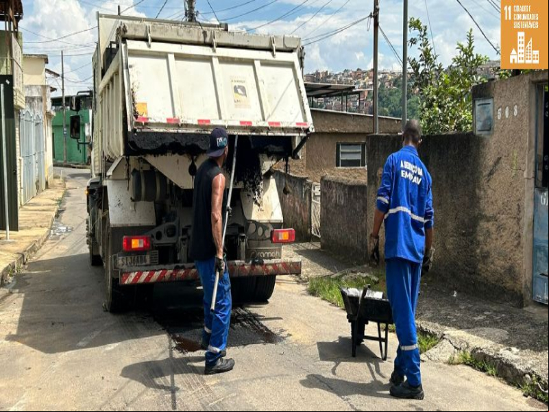 Prefeitura atende a 44 bairros com a operação tapa-buracos em apenas quatro dias Prefeitura atende a 44 bairros com a operação tapa-buracos em apenas quatro dias