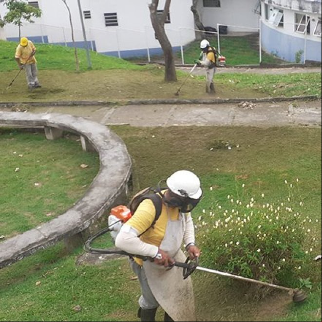 Prefeitura atende 13 bairros com serviços de poda de grama em dois dias Prefeitura atende 13 bairros com serviços de poda de grama em dois dias