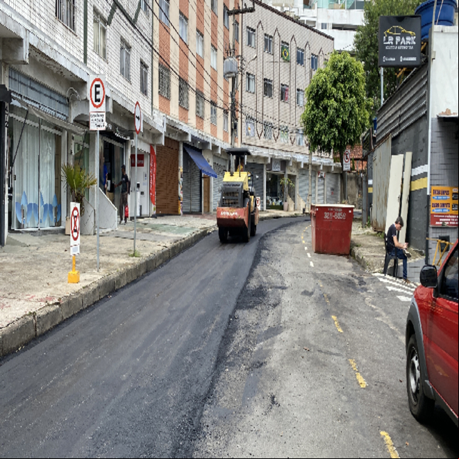 PJF inicia recapeamento da Rua Antônio Altaf no Cascatinha PJF inicia recapeamento da Rua Antônio Altaf no Cascatinha
