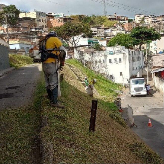 PJF atende mais de 80 bairros com limpeza e poda de grama no mês de maio PJF atende mais de 80 bairros com limpeza e poda de grama no mês de maio