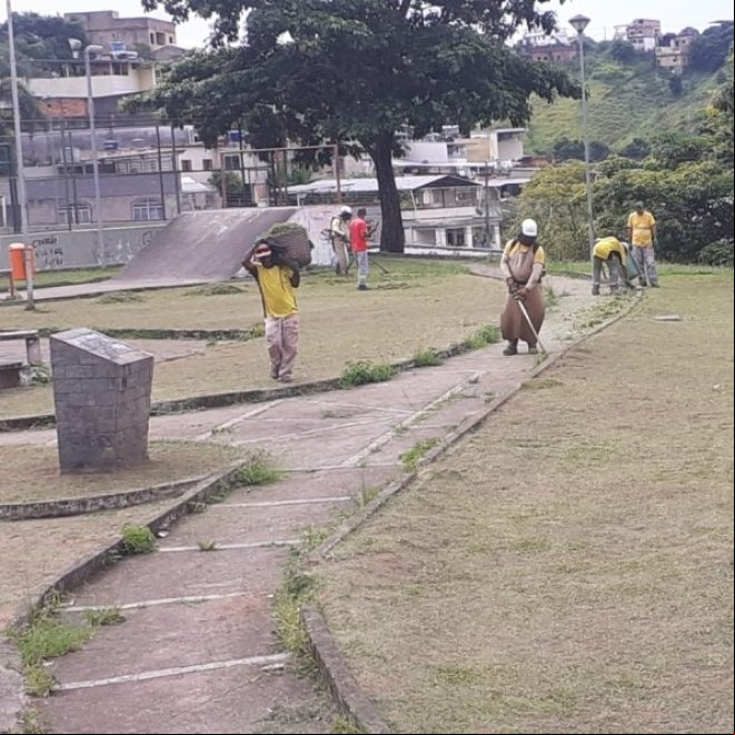 EMPAV atende praça do bairro Monte Castelo e outros 17 espaços com poda de grama nesta quarta-feira, 8 EMPAV atende praça do bairro Monte Castelo e outros 17 espaços com poda de grama nesta quarta-feira, 8