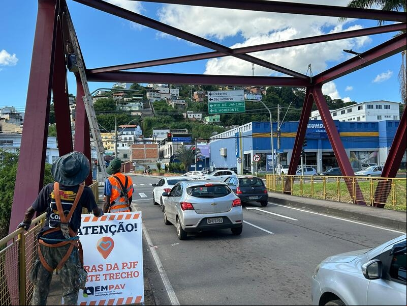 Prefeitura entra na reta final da revitalização da ponte Nelson Silva, no Costa Carvalho Prefeitura entra na reta final da revitalização da ponte Nelson Silva, no Costa Carvalho