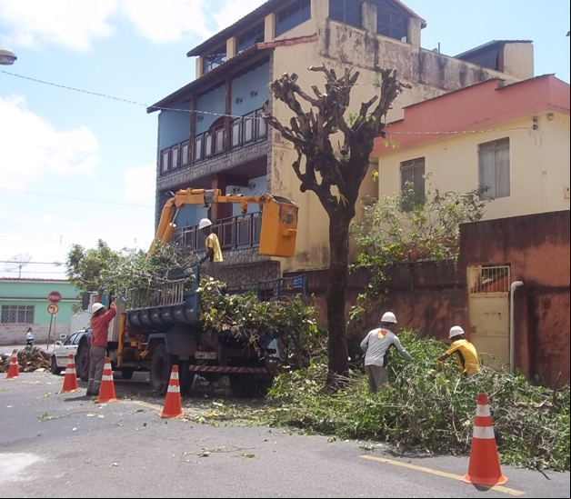 Empav finaliza poda de árvores na Rua Acre