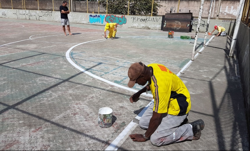 Empav começa revitalização de praça no Bairro Araújo Empav começa revitalização de praça no Bairro Araújo