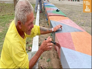 Prefeitura dá sequência a revitalização da praça Adalberto Landau, no bairro Industrial