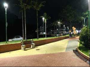 Boniteza no Vila Ideal: praça do bairro é revitalizada e recebe nova iluminação
