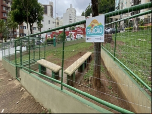 Parcão da Praça da Melquita é reaberto após reparo