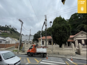 PJF realiza mais de 300 trocas de lâmpada em uma semana