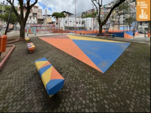 Boniteza na praça: PJF finaliza revitalização da praça de Santa Luzia
