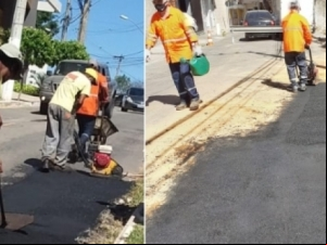 Empav aplica cerca de 400 toneladas de asfalto em operação tapa-buracos