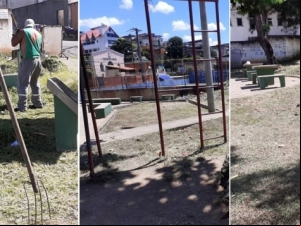 Praças da Zona Norte e Leste recebem cuidados da Operação Boniteza