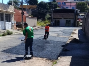 Empav realiza recomposição asfáltica nos bairros Boa Vista, Jardim Esperança, Marumbi e Novo Triunfo