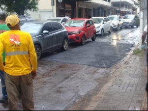 Operação Boniteza realiza tapa-buracos nas áreas centrais da cidade