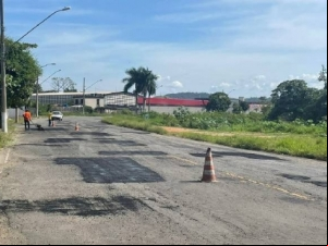 Avenida JK e o Norte recebem operação tapa-buracos do Programa Boniteza