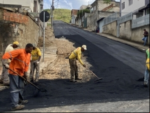 Empav conclui a pavimentação de mais uma rua nesta terça-feira, 17