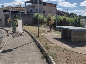 Prefeitura realiza a limpeza de 13 praças nesta quarta-feira, 31