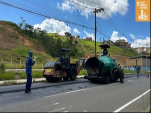 PJF inicia recapeamento de mais um trecho da avenida Deusdedith Salgado