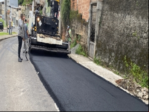 PJF dá sequência aos trabalhos de recapeamento asfáltico na Avenida Rio Branco