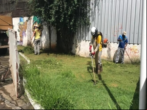 PJF realiza limpeza nas praças do bairro Fábrica e atende outras nove praças nesta segunda-feira, 12