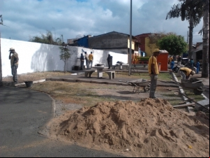 Empav finaliza manutenção em Praça do bairro Nossa Senhora Aparecida