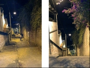 Prefeitura ilumina escadão no Bairro Furtado de Menezes
