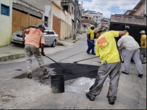 Empav realiza operação tapa-buracos em mais de dez bairros